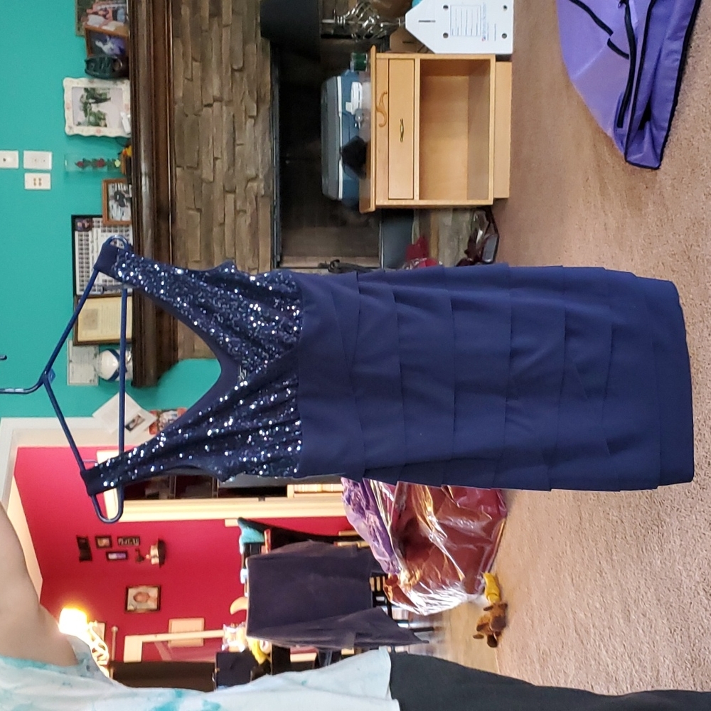 Blue dress